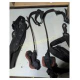Linemans climbing hooks with safty belt