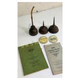 Clinton Machine Company pamphlets with small oil