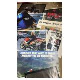 Various BMW motorcycle dealer posters