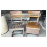 (2) School chairs