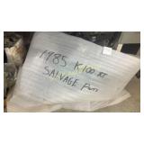 1985 BMW K100RT salvage parts