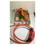 Tow strap roadside flare oil pump