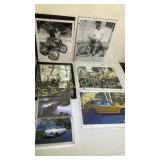 Motorcycle and car photograph originals