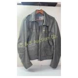 Leather motorcycle rideing jacket