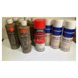 Spray paint and Paint sealer