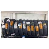 (12) NOS Motorcycle tires various sizes 120/90-18