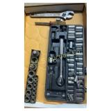 3/8' socket set & Hex drive socket set