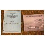 US Air Force Museum book & Air Navigation book