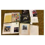 BMW binder with other brochures and catalogs
