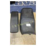 Vintage BMW motorcycle seat with pad