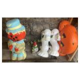 (5) Halloween blow molds