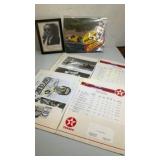 Pennzoil Texaco Havoline stickers and photographs