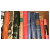 Antique box of books