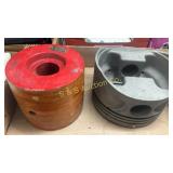 American spruce coat pulley and piston
