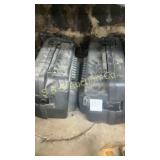 (2) Unknown saddlebags hard case