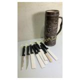 Steak knives and Tankard