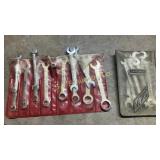 Small Craftsman metric and standard wrenches