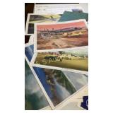 airplane posters and 100th anniversary calander