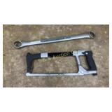Hacksaw & Craftsman 1 7/16' wrench