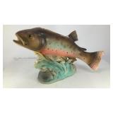 Trout ceramic planter 9' x 5' x 2.2'