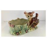 Fawn in grass ceramic planter 6.5' x 4' x 3'