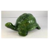 6' long ceramic turtle coin bank