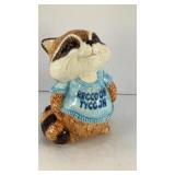 5.5' Rick Raccoon from Shirt Tales ceramic bank