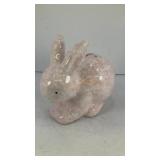 Pink bunny ceramic coin bank, Summit Collection
