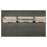 Midge Toys: (2) engine cars and (1) passenger car