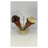 Ice cream cone salt and pepper shakers