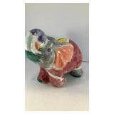 Ceramic elephant bank 6.5' L
