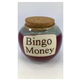 Bingo Money Cork lid pot 5' T