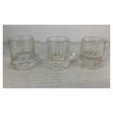 (3) small root beer mugs 2' x 1.5'