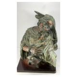 'First Born' Legends bronze sculpture 12'x10'x8'