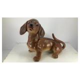 Ceramic dachshund sculpture 9' x 7' x 4'