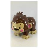 Hard plastic fisher price monkey bank 7' L