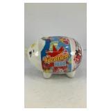 Ceramic Pig vacation fund bank 5' L