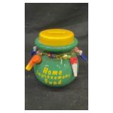 Ceramic Home Improvement Fund coin jar