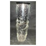 Nude ladies glass vase 9' x 2.5'