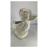 Porcelain duck planter 6' x 6' x 3'