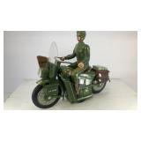Anti-aircraft patrol jeep tin replica, missing gun