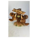 Squirrels on a tree salt & pepper shakers
