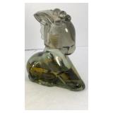 Avon Little Burro glass bottle w/ Sweet Honesty