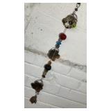 Hanging door chime w/ flower & hot air balloons