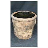 stoneware pig ear handle crock (no markings)