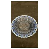 6.25' pretty glass plate