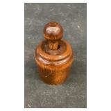Mini antique wood butter stamp 2.5' x 1.5'