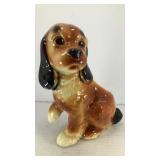 Brown dog ceramic planter 7.75' x 6.5' x 4.5'