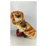 Chalkware Pekingese sculpture 9' x 9' x 4.5'