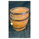 Wooden wine cask w/ Spanish inscription
